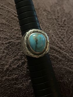 Sterling Silver And Turquoise Ring