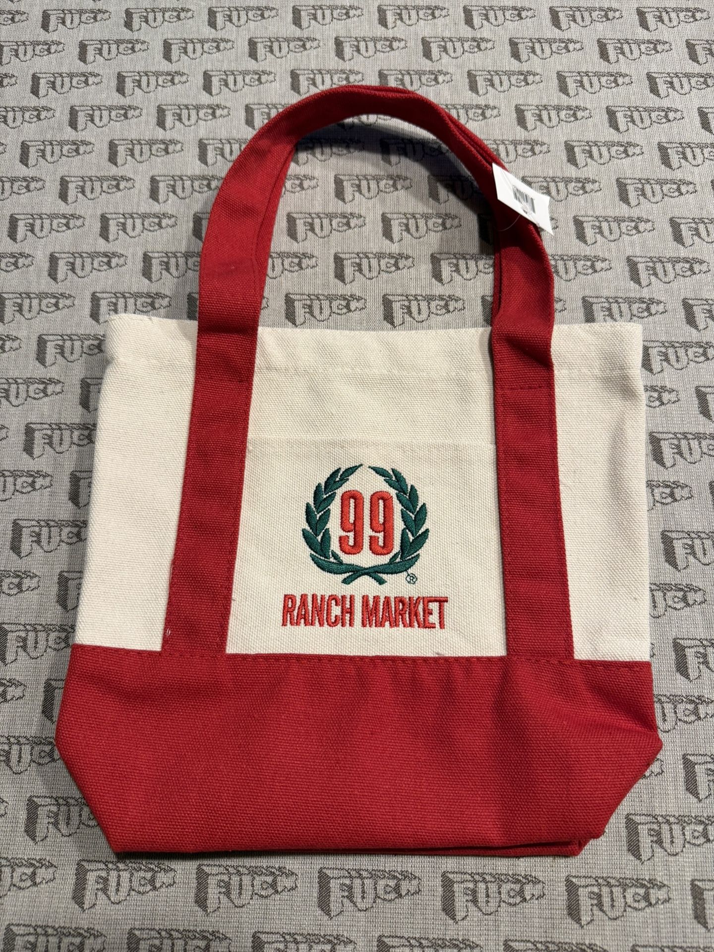 99 Ranch Market Mini Tote Bag Red Like SOLD OUT Trader Joe’s Bag