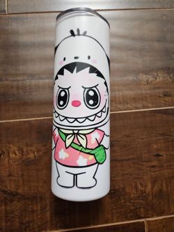 Labubu dressed as Pochacco Custom 20 oz Cup