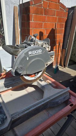 Ridgid tile saw