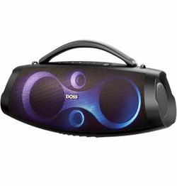 Extreme Boom Pro D200 -Portable Bluetooth Speaker - Black 120W(240 Peak) Speaker, Bluetooth 5.4, 26H Playtime, Beat-Sync RGB Lights, Power Bank, Hands
