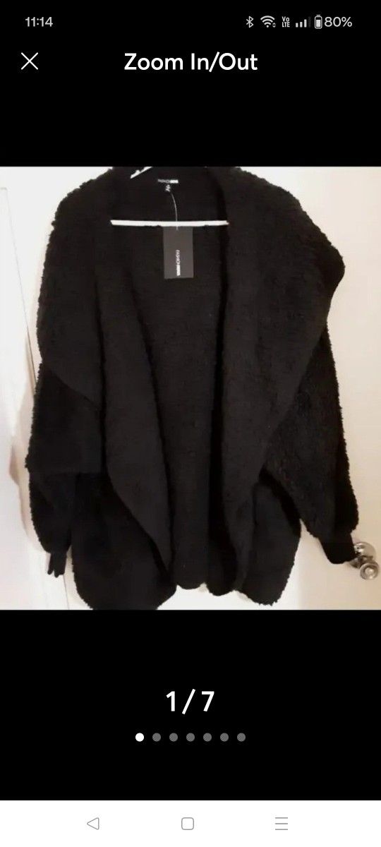 WOMEN'S FAUX SHERPA JACKET