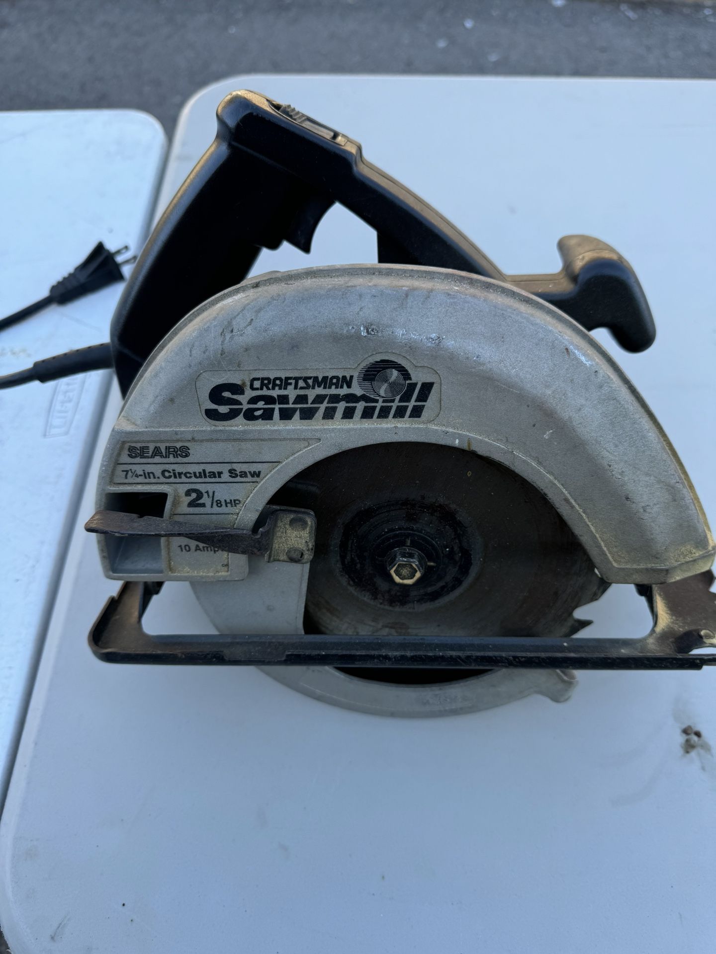 SEARS CRAFTSMAN SAWMILL 7 1/4" CIRCULAR SAW 2 1/8 HP