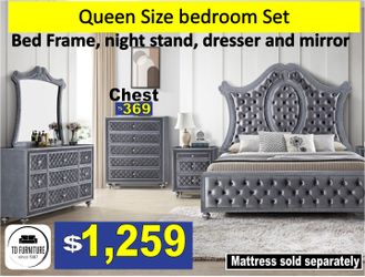 4 Pcs Bedroom Set