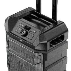   JVC PORTABLE SPEAKER BOX WITH WHEELS 