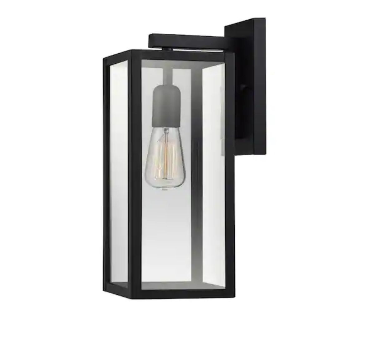 Hurley Black Modern Indoor/Outdoor 1-Light Wall Sconce