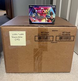 2026 Topps Disney Neon sealed case of 40 blasters