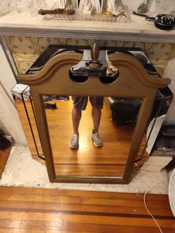 Federal Gold Leaf Painted Mirror 50 Negotiable