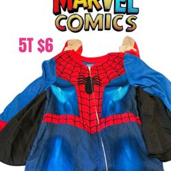 MARVEL COMICS PIJAMA 5T GREAT CONDITION ❤️ M14 010326