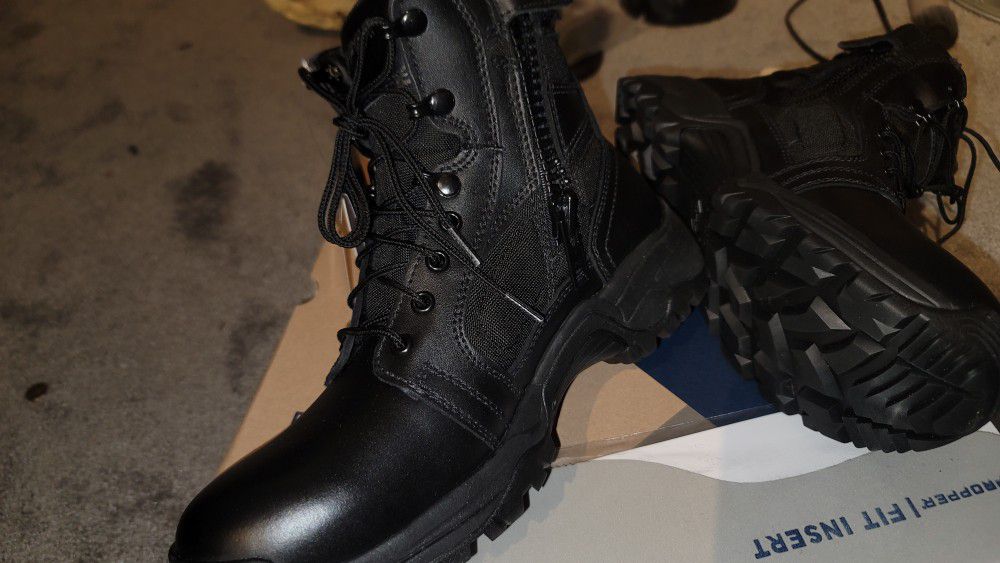 New In Box Propper 6" Side Zip Military/ Work Boots