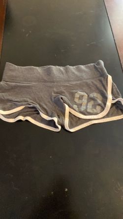 Gray Athletic Shorts with Number Graphic