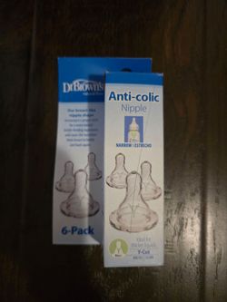 Dr. Brown's Anti-Colic Nipple 6-Pack
