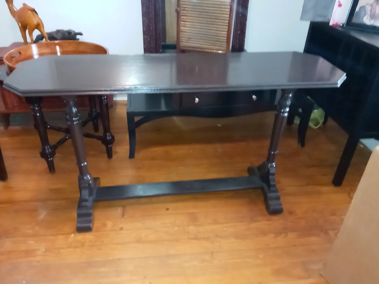 Old antique buffet table old