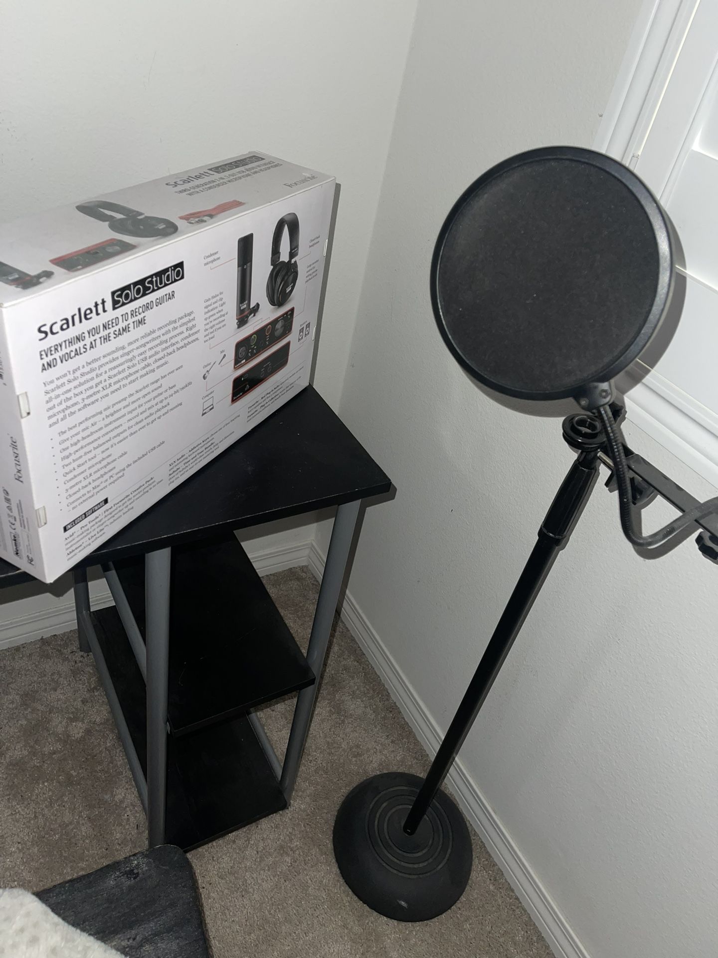 Mic, Audio Interface And HEADPHONES