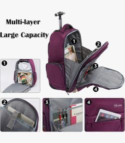 Rolling backpack