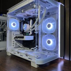 RTX 5060 | RYZEN 5 7500F | 16GB DDR5 RAM | LIQUID COOLED | WHITE GAMING PC