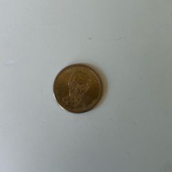 Rare 1861 Abraham Lincoln 1 Dollar Coin 