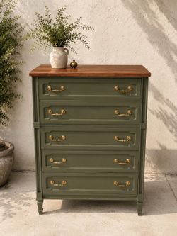 Refinished Kent Coffey 5 drawer Chest