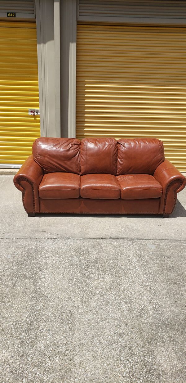 Nice Leather Sofa Free Delivery For In College Park Ga Offerup