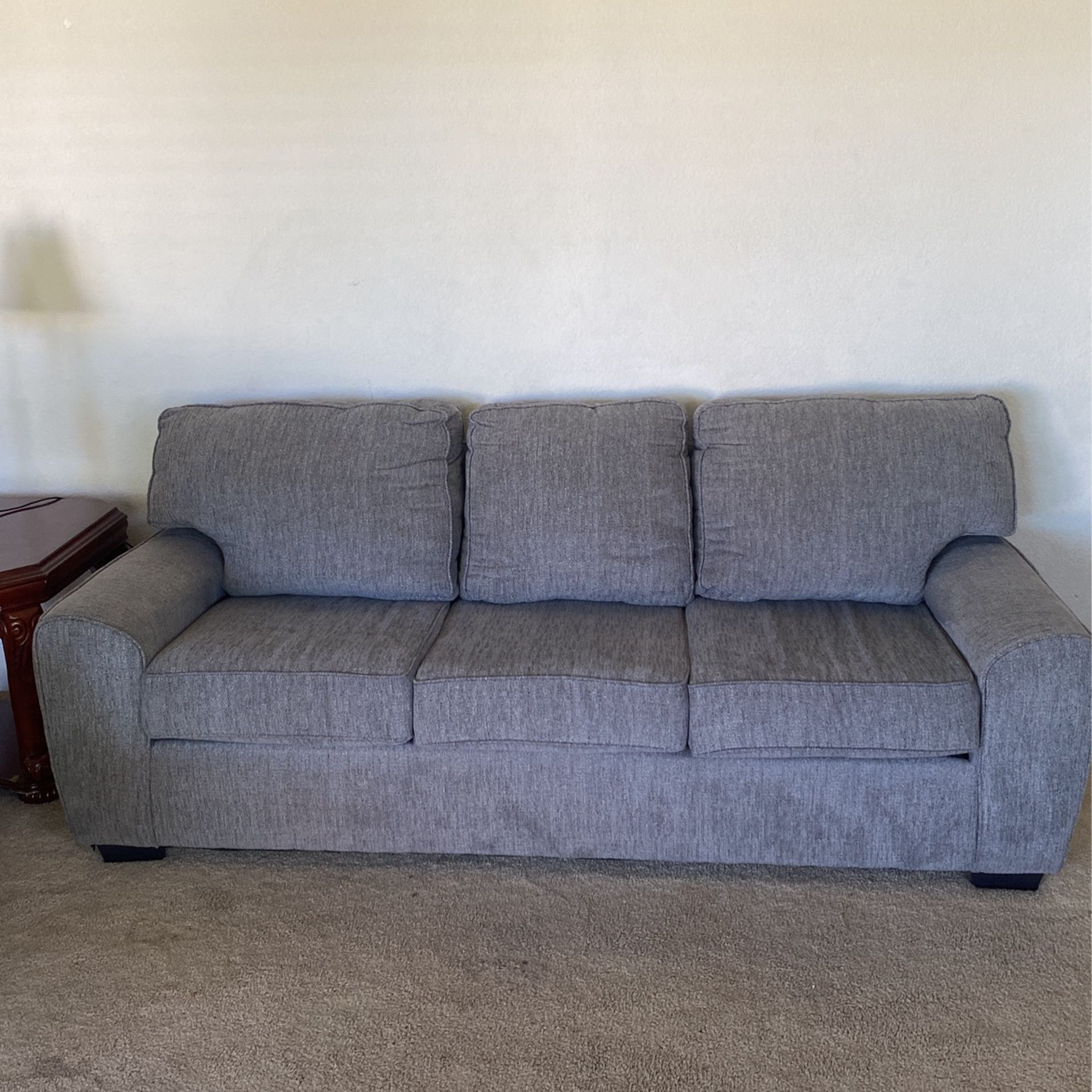 6 Ft Long Grey Couch