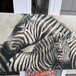 Zebra Canvas Print