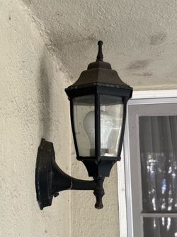 Matte black Outdoor Lantern