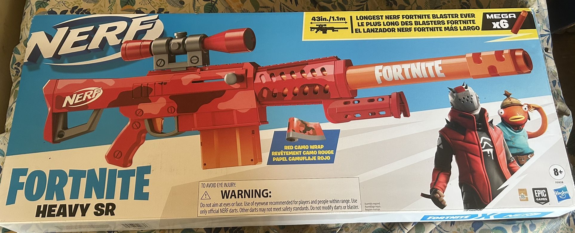 Nerf Fortnite heavy SR