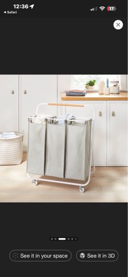 Laundry hamper bin