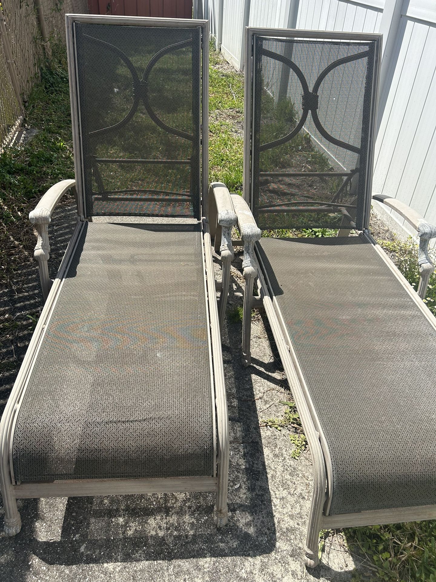 2 Loungers $80 Ea