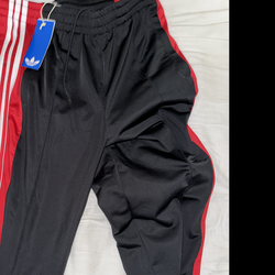 Adidas Adibreak Track Pants – Black / Red / White (Brand New With Tags)