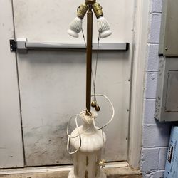 Vintage Italian Alabaster Moroccan Design Lamp