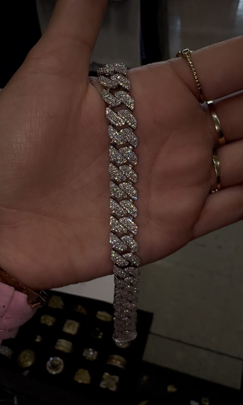 Moisanitte Cuban Bracelet