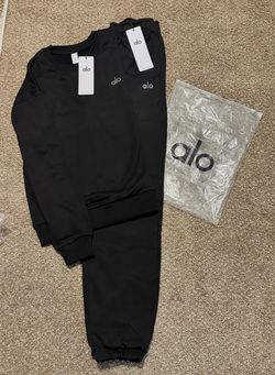 Alo Black Sweatsuit Set with Tags