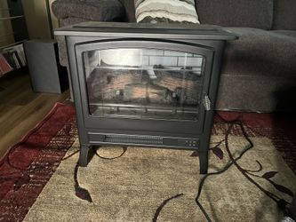 Electric Fireplace And Heater With Remote