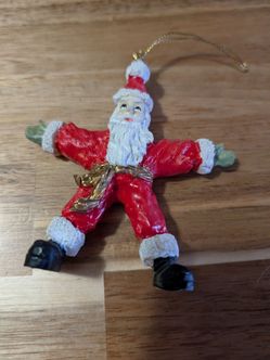 (S7) Santa Claus Resin Christmas Ornament