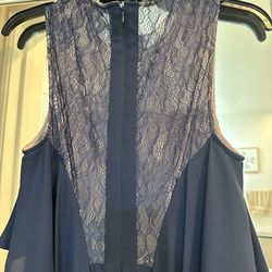 BCBG Max Azria Navy Formal Dress – Size 4