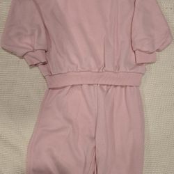 Pink Swetershirt And Pants