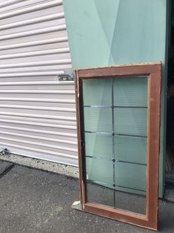 Vintage Window With Grids