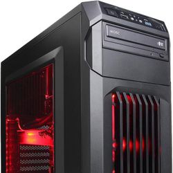 Custom Gaming PC Intel Quad Core Unlocked CPU 16 GB RAM 500 GB SSD ATI RX 5600xt 6 GB Graphics Wi-Fi Wireless 