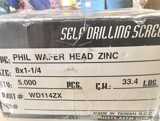 Self drilling screws