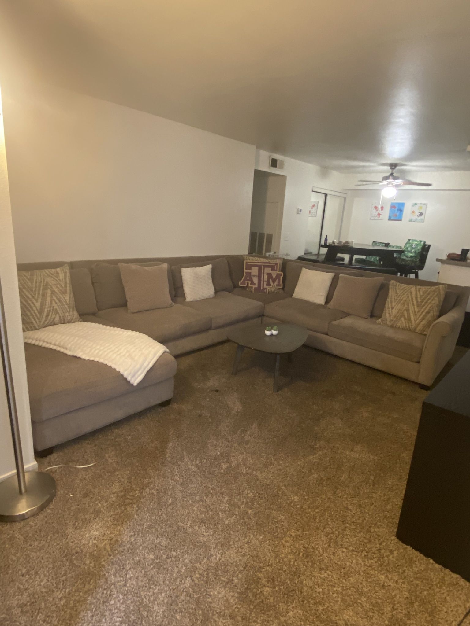 FREE DELIVERY!!! NEED GONE TODAY!!! Beautiful Large 4pc Grey Sectional $500