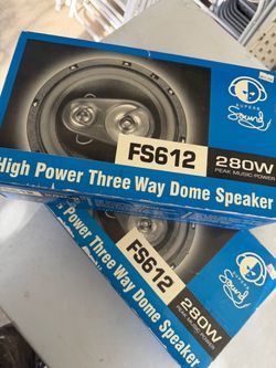 Fire Storm Superb Sound FS612 Speakerso