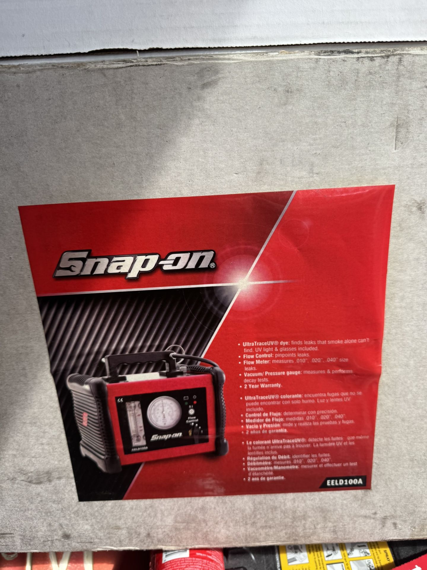 Snap On Smoke Machine.