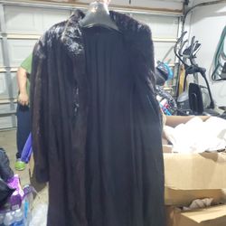 Mink Swing Coat Real Fur Pelliccia 42-46