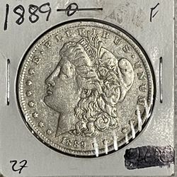 1889 o Silver Morgan Dollar 