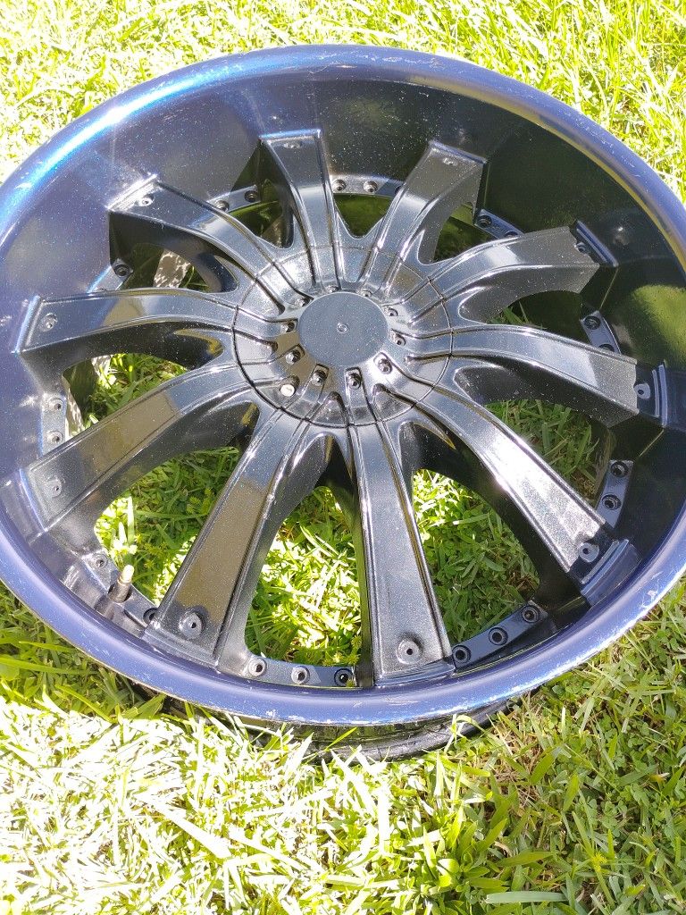 22 " Wheels (Rims) very nice, new paint, need gone....make offer!!!