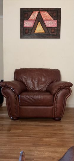 Brown Leather Chair