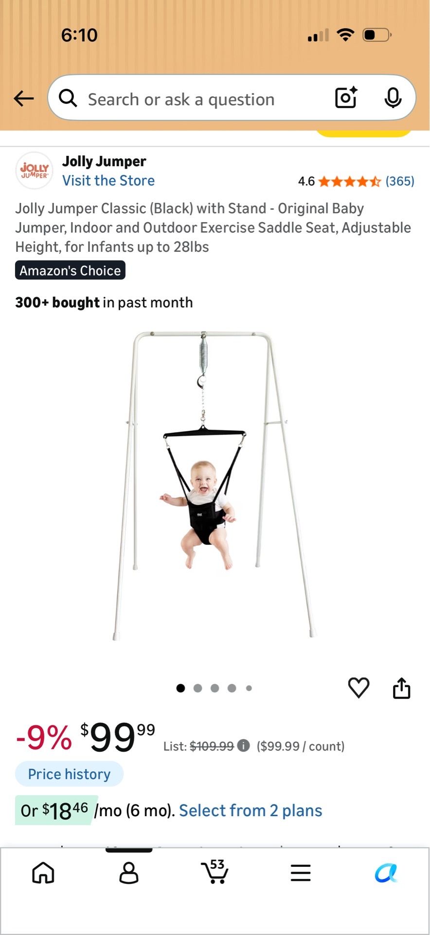 Infant jumper