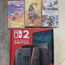 New Nintendo Switch 2 Bundle With Some Game All Including 
