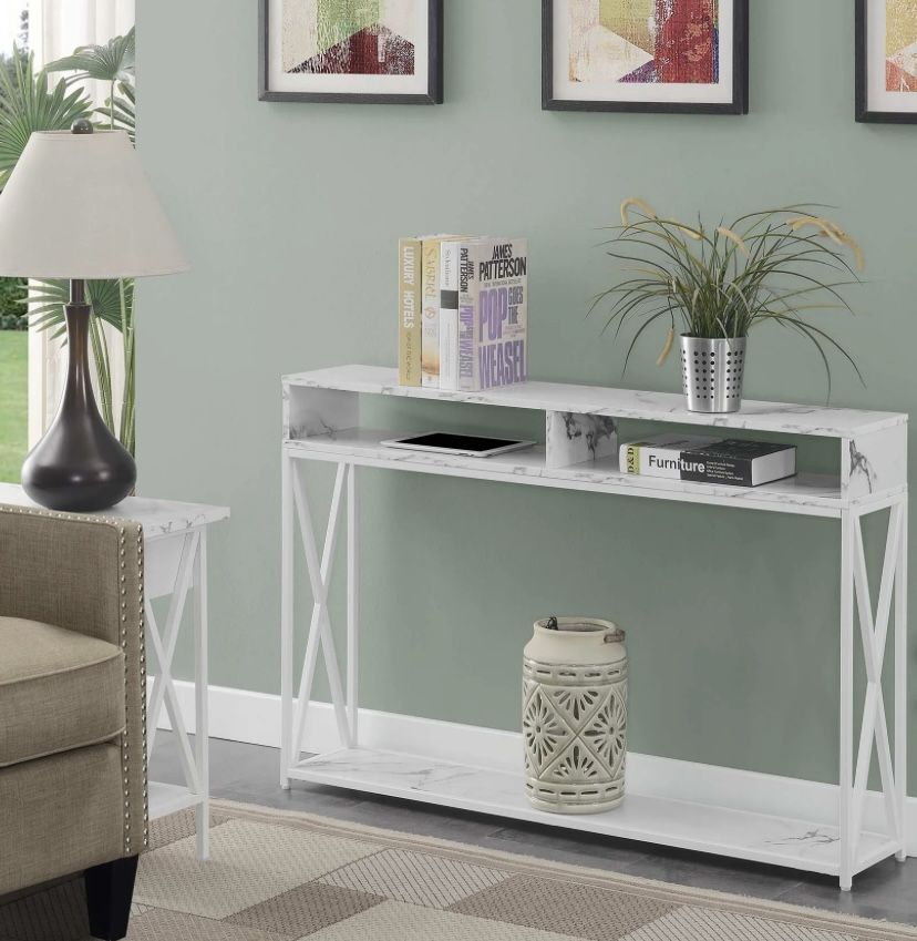Narrow Console/entryway Table (color Solid White)